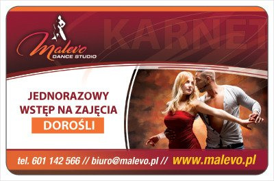 JEDNORAZOWY WSTĘP NA ZAJĘCIA - DOROŚLI
